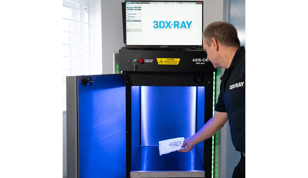 AXIS™-CXi is a cabinet based x-ray system for Bag scanning for public buildings